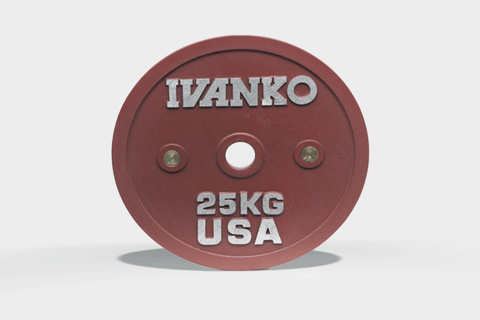 IVANKO® IPF COMPETITION Powerlifting Plate | painted - DRVN